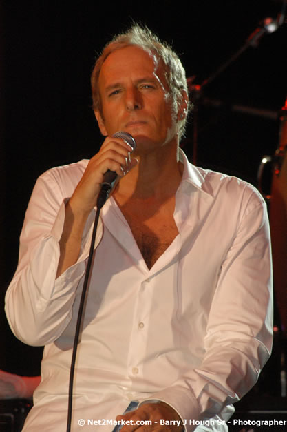 Michael Bolton - Air Jamaica Jazz & Blues Festival 2007 - The Art of Music -  Thursday, January 25th - 10th Anniversary - Air Jamaica Jazz & Blues Festival 2007 - The Art of Music - Tuesday, January 23 - Saturday, January 27, 2007, The Aqueduct on Rose Hall, Montego Bay, Jamaica - Negril Travel Guide, Negril Jamaica WI - http://www.negriltravelguide.com - info@negriltravelguide.com...!