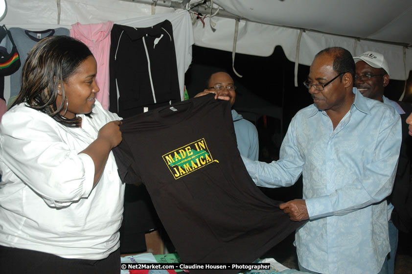 Minister of Tourism, Hon. Edmund Bartlett, and Director of Tourism, Basil Smith at the Air Jamaica Jazz and Blues Festival 2008 The Art of Music - Saturday, January 26, 2008 - Air Jamaica Jazz & Blues 2008 The Art of Music venue at the Aqaueduct on Rose Hall Resort & Counrty Club, Montego Bay, St. James, Jamaica W.I. - Thursday, January 24 - Saturday, January 26, 2008 - Photographs by Net2Market.com - Claudine Housen & Barry J. Hough Sr, Photographers - Negril Travel Guide, Negril Jamaica WI - http://www.negriltravelguide.com - info@negriltravelguide.com...!