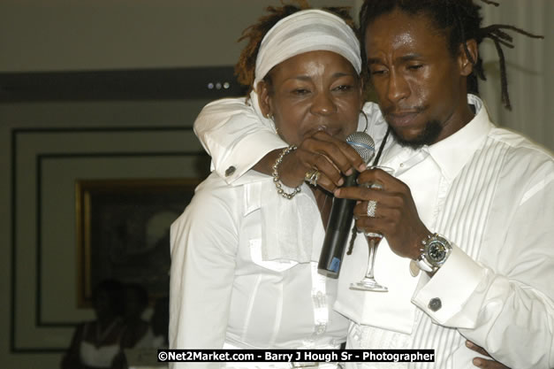 Jah Cure and Mother Pansetta Campbell - Reflections - Cure Fest 2007 - All White Birth-Night Party - Hosted by Jah Cure - Starfish Trelawny Hotel - Trelawny, Jamaica - Friday, October 12, 2007 - Cure Fest 2007 October 12th-14th, 2007 Presented by Danger Promotions, Iyah Cure Promotions, and Brass Gate Promotions - Alison Young, Publicist - Photographs by Net2Market.com - Barry J. Hough Sr, Photographer - Negril Travel Guide, Negril Jamaica WI - http://www.negriltravelguide.com - info@negriltravelguide.com...!