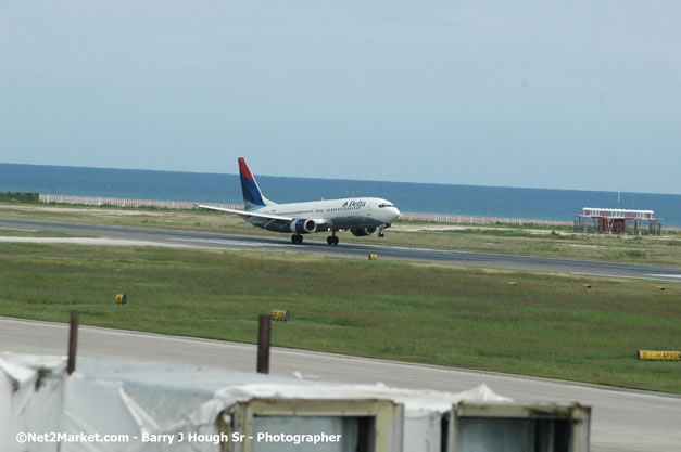 Delta Air Lines Inaugural Flight From New York's JFK Airport to Sangster International Airport, Montego Bay, Jamaica - June 9, 2007 - Sangster International Airport - Montego Bay, St James, Jamaica W.I. - MBJ Limited - Transforming Sangster International Airport into a world class facility - Photographs by Net2Market.com - Negril Travel Guide, Negril Jamaica WI - http://www.negriltravelguide.com - info@negriltravelguide.com...!