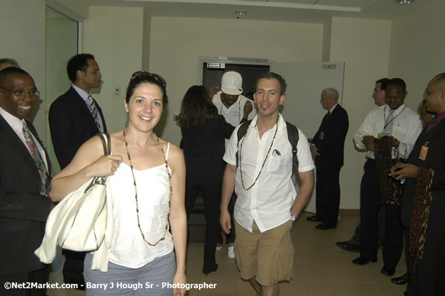 Delta Air Lines Inaugural Flight From New York's JFK Airport to Sangster International Airport, Montego Bay, Jamaica - June 9, 2007 - Sangster International Airport - Montego Bay, St James, Jamaica W.I. - MBJ Limited - Transforming Sangster International Airport into a world class facility - Photographs by Net2Market.com - Negril Travel Guide, Negril Jamaica WI - http://www.negriltravelguide.com - info@negriltravelguide.com...!