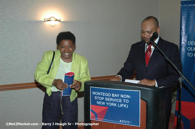 Holiday Inn SunSpree Resort & Delta Air Lines Cocktail Reception in Commemoration of Delta Air Lines Inaugural Flight From New York's JFK Airport to Sangster International Airport, Montego Bay, Jamaica - June 9, 2007 - Sangster International Airport - Montego Bay, St James, Jamaica W.I. - MBJ Limited - Transforming Sangster International Airport into a world class facility - Photographs by Net2Market.com - Negril Travel Guide, Negril Jamaica WI - http://www.negriltravelguide.com - info@negriltravelguide.com...!