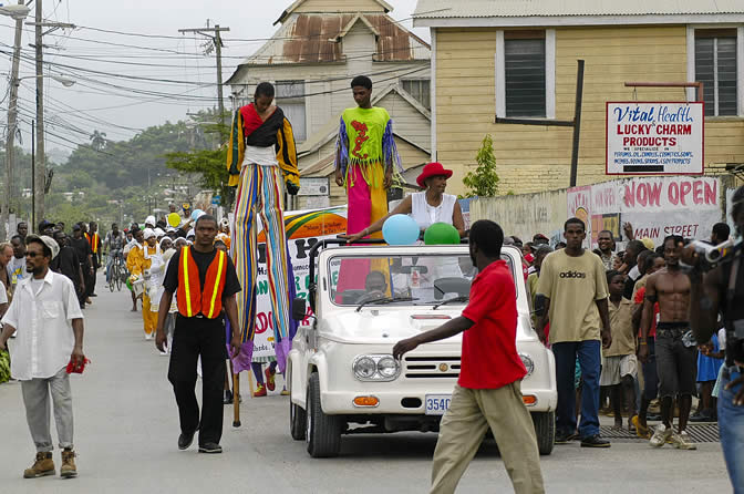 Grand Gala Parade @ Lucea - Portmore Pace Setters Marching Band - Hanover Homecoming Celebrations Photographs - Negril Travel Guide, Negril Jamaica WI - http://www.negriltravelguide.com - info@negriltravelguide.com...!