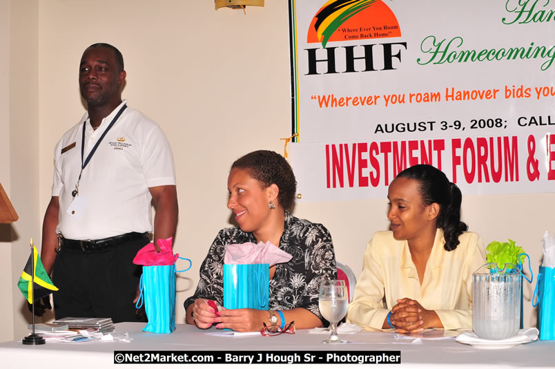 Investment & Business Forum - Brand Jamaica @ Grand Palladium Resort & Spa [Fiesta] - Friday, August 8, 2008 - Hanover Homecoming Foundation LTD Jamaica - Wherever you roam ... Hanover bids you ... come HOME - Sunday, August 3 to Saturday, August 9, 2008 - Hanover Jamaica - Photographs by Net2Market.com - Barry J. Hough Sr. Photojournalist/Photograper - Photographs taken with a Nikon D300 - Negril Travel Guide, Negril Jamaica WI - http://www.negriltravelguide.com - info@negriltravelguide.com...!