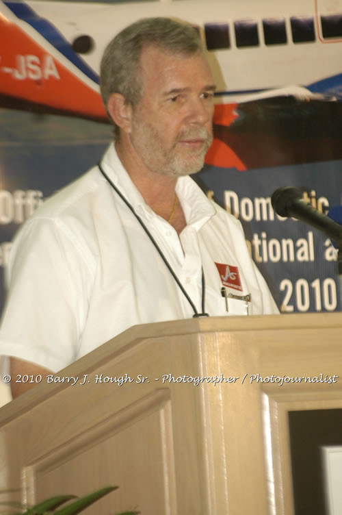 Jamaica Air Shuttle Launch @ MBJ Airports Limited, Wednesday, January 20, 2010, Sangster International Airport, Montego Bay, St. James, Jamaica W.I. - Photographs by Net2Market.com - Barry J. Hough Sr, Photographer/Photojournalist - The Negril Travel Guide - Negril's and Jamaica's Number One Concert Photography Web Site with over 40,000 Jamaican Concert photographs Published -  Negril Travel Guide, Negril Jamaica WI - http://www.negriltravelguide.com - info@negriltravelguide.com...!