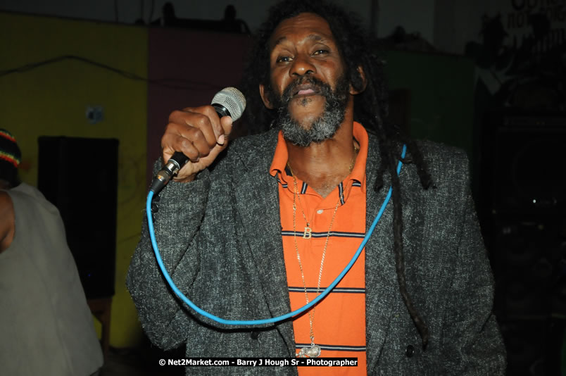 Leroy Sibbles and Gregory Isaacs at Bourbon Beach - Monday, February 11, 2008 - Bourbon Beach, Norman Manley Boulevard, Negril, Westmoreland, Jamaica W.I. - Photographs by Net2Market.com - Barry J. Hough Sr, Photographer - Negril Travel Guide, Negril Jamaica WI - http://www.negriltravelguide.com - info@negriltravelguide.com...!