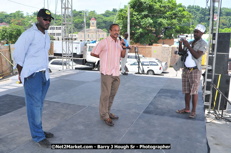 Lucea Cross the Harbour @ Lucea Car Park - All Day Event - Cross the Harbour Swim, Boat Rides, and Entertainment for the Family - Concert Featuring: Bushman, George Nooksl, Little Hero, Bushi One String, Dog Rice and many local Artists - Friday, August 1, 2008 - Lucea, Hanover Jamaica - Photographs by Net2Market.com - Barry J. Hough Sr. Photojournalist/Photograper - Photographs taken with a Nikon D300 - Negril Travel Guide, Negril Jamaica WI - http://www.negriltravelguide.com - info@negriltravelguide.com...!