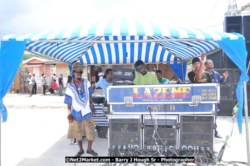 Lucea Cross the Harbour @ Lucea Car Park - All Day Event - Cross the Harbour Swim, Boat Rides, and Entertainment for the Family - Concert Featuring: Bushman, George Nooksl, Little Hero, Bushi One String, Dog Rice and many local Artists - Friday, August 1, 2008 - Lucea, Hanover Jamaica - Photographs by Net2Market.com - Barry J. Hough Sr. Photojournalist/Photograper - Photographs taken with a Nikon D300 - Negril Travel Guide, Negril Jamaica WI - http://www.negriltravelguide.com - info@negriltravelguide.com...!