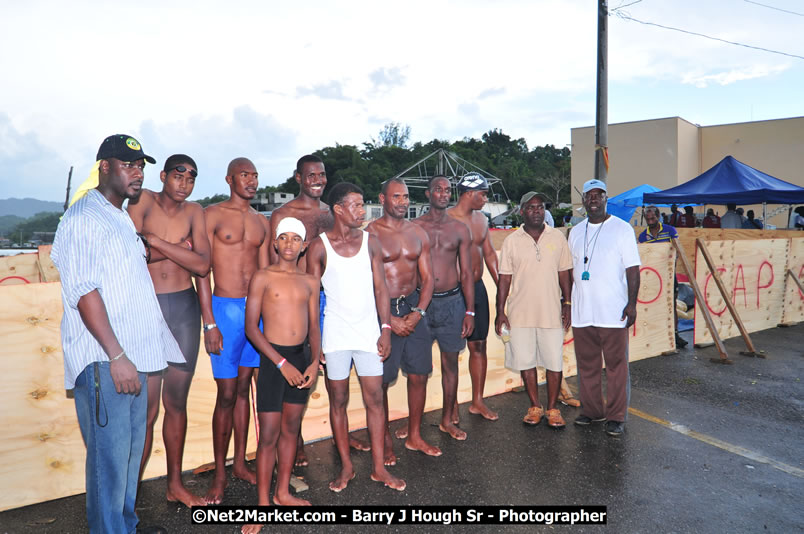 Lucea Cross the Harbour @ Lucea Car Park - All Day Event - Cross the Harbour Swim, Boat Rides, and Entertainment for the Family - Concert Featuring: Bushman, George Nooksl, Little Hero, Bushi One String, Dog Rice and many local Artists - Friday, August 1, 2008 - Lucea, Hanover Jamaica - Photographs by Net2Market.com - Barry J. Hough Sr. Photojournalist/Photograper - Photographs taken with a Nikon D300 - Negril Travel Guide, Negril Jamaica WI - http://www.negriltravelguide.com - info@negriltravelguide.com...!