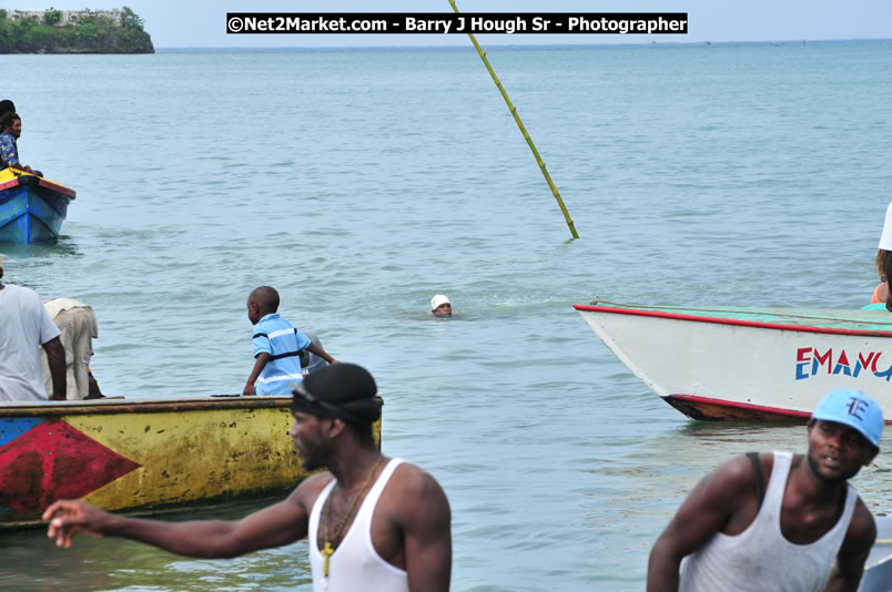 Lucea Cross the Harbour @ Lucea Car Park - All Day Event - Cross the Harbour Swim, Boat Rides, and Entertainment for the Family - Concert Featuring: Bushman, George Nooksl, Little Hero, Bushi One String, Dog Rice and many local Artists - Friday, August 1, 2008 - Lucea, Hanover Jamaica - Photographs by Net2Market.com - Barry J. Hough Sr. Photojournalist/Photograper - Photographs taken with a Nikon D300 - Negril Travel Guide, Negril Jamaica WI - http://www.negriltravelguide.com - info@negriltravelguide.com...!