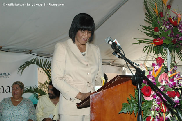 Palladium Hotels & Resorts - Groundbreaking of the 1600-Room Grand Palladium Lady Hamilton Resort & Spa and the Grand Palludium Jamaica Resort & Spa - Special Address: The Most Honorable Portia Simpson-Miller, O.N., M.P., Prime Minister of Jamaica - The Point, Lucea, Hanover, Saturday, November 11, 2006 @ 2:00 pm - Negril Travel Guide, Negril Jamaica WI - http://www.negriltravelguide.com - info@negriltravelguide.com...!