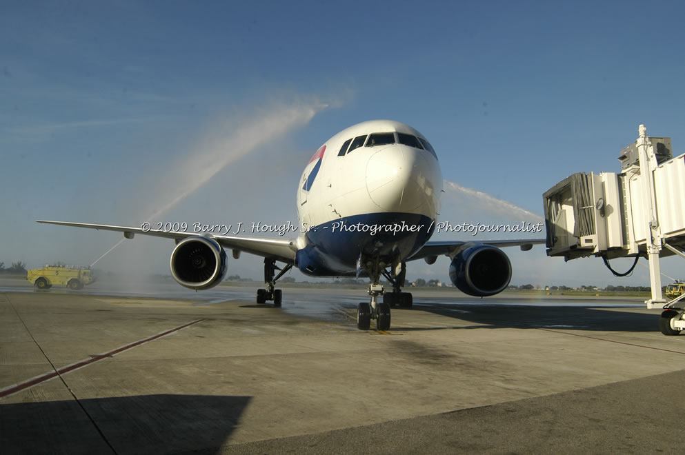  British Airways Inaugurates New Scheduled Service from London Gatwick Airport to Sangster International Airport, Montego Bay, Jamaica, Thursday, October 29, 2009 - Photographs by Barry J. Hough Sr. Photojournalist/Photograper - Photographs taken with a Nikon D70, D100, or D300 - Negril Travel Guide, Negril Jamaica WI - http://www.negriltravelguide.com - info@negriltravelguide.com...!