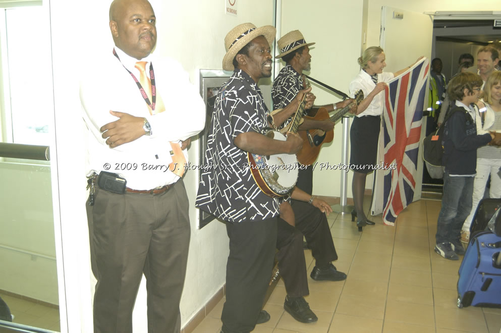  British Airways Inaugurates New Scheduled Service from London Gatwick Airport to Sangster International Airport, Montego Bay, Jamaica, Thursday, October 29, 2009 - Photographs by Barry J. Hough Sr. Photojournalist/Photograper - Photographs taken with a Nikon D70, D100, or D300 - Negril Travel Guide, Negril Jamaica WI - http://www.negriltravelguide.com - info@negriltravelguide.com...!