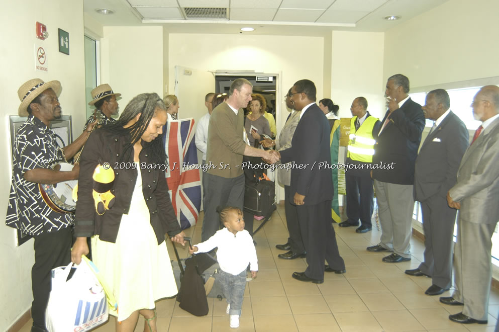  British Airways Inaugurates New Scheduled Service from London Gatwick Airport to Sangster International Airport, Montego Bay, Jamaica, Thursday, October 29, 2009 - Photographs by Barry J. Hough Sr. Photojournalist/Photograper - Photographs taken with a Nikon D70, D100, or D300 - Negril Travel Guide, Negril Jamaica WI - http://www.negriltravelguide.com - info@negriltravelguide.com...!