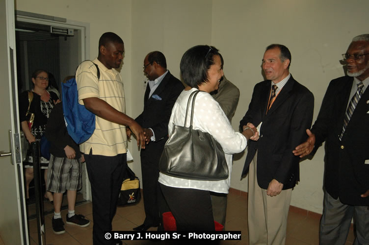 JetBue Airways' Inaugural Air Service between Sangster International Airport, Montego Bay and John F. Kennedy Airport, New York at MBJ Airports Sangster International Airport, Montego Bay, St. James, Jamaica - Thursday, May 21, 2009 - Photographs by Net2Market.com - Barry J. Hough Sr, Photographer/Photojournalist - Negril Travel Guide, Negril Jamaica WI - http://www.negriltravelguide.com - info@negriltravelguide.com...!