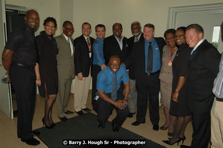 JetBue Airways' Inaugural Air Service between Sangster International Airport, Montego Bay and John F. Kennedy Airport, New York at MBJ Airports Sangster International Airport, Montego Bay, St. James, Jamaica - Thursday, May 21, 2009 - Photographs by Net2Market.com - Barry J. Hough Sr, Photographer/Photojournalist - Negril Travel Guide, Negril Jamaica WI - http://www.negriltravelguide.com - info@negriltravelguide.com...!