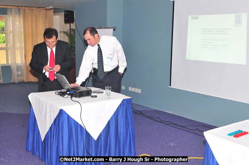 MBJ Airports Limited Welcomes Participants for 2008 ACI [Airports Council International] Airport Operations Seminar @ The Iberostar Hotel - Wednesday - Saturday, October 23 - 25, 2008 - MBJ Airports Limited, Montego Bay, St James, Jamaica - Photographs by Net2Market.com - Barry J. Hough Sr. Photojournalist/Photograper - Photographs taken with a Nikon D300 - Negril Travel Guide, Negril Jamaica WI - http://www.negriltravelguide.com - info@negriltravelguide.com...!