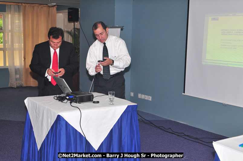 MBJ Airports Limited Welcomes Participants for 2008 ACI [Airports Council International] Airport Operations Seminar @ The Iberostar Hotel - Wednesday - Saturday, October 23 - 25, 2008 - MBJ Airports Limited, Montego Bay, St James, Jamaica - Photographs by Net2Market.com - Barry J. Hough Sr. Photojournalist/Photograper - Photographs taken with a Nikon D300 - Negril Travel Guide, Negril Jamaica WI - http://www.negriltravelguide.com - info@negriltravelguide.com...!