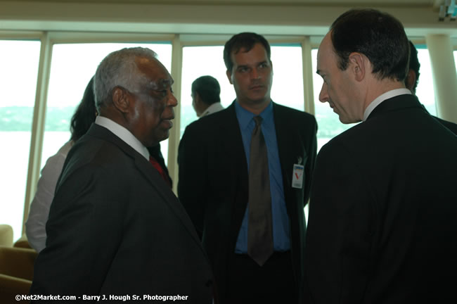 MS Freedom Of The Seas [Royal Caribbean International's - Newest Vessel] Plaques &amp; Keys Ceremony in order to commemorate its first arrival at the Port Montego Bay Photos - Negril Travel Guide, Negril Jamaica WI - http://www.negriltravelguide.com - info@negriltravelguide.com...!