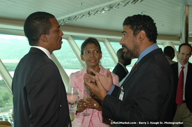 MS Freedom Of The Seas [Royal Caribbean International's - Newest Vessel] Plaques &amp; Keys Ceremony in order to commemorate its first arrival at the Port Montego Bay Photos - Negril Travel Guide, Negril Jamaica WI - http://www.negriltravelguide.com - info@negriltravelguide.com...!