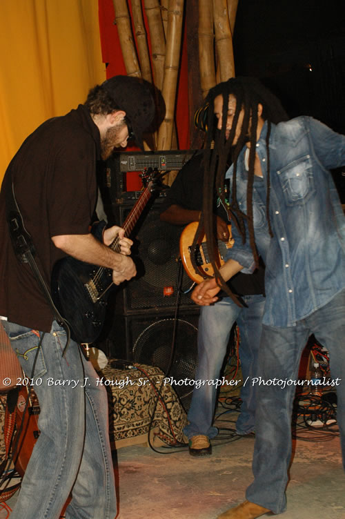 Julian Marley - Grammy Nominee & Son of the Legend Bob Marley - Live in Concert - Also featuring Ras Noble, Power Drill, Iron Head, & Robin Banks - Backing Band Roots Warrior, plus DJ Gemini @ One Love Reggae Concerts Series 09/10 @ Negril Escape Resort & Spa, February 2, 2010, One Love Drive, West End, Negril, Westmoreland, Jamaica W.I. - Photographs by Net2Market.com - Barry J. Hough Sr, Photographer/Photojournalist - The Negril Travel Guide - Negril's and Jamaica's Number One Concert Photography Web Site with over 40,000 Jamaican Concert photographs Published -  Negril Travel Guide, Negril Jamaica WI - http://www.negriltravelguide.com - info@negriltravelguide.com...!