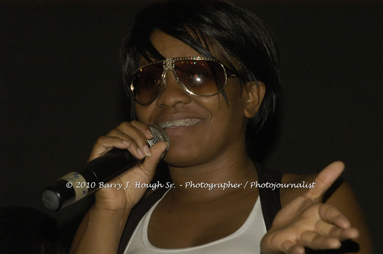 Tanya Stephens - Live In Concert @ Negril Escape Resort and Spa, Backing Band Roots Warrior, plus DJ Gemini, January 26, 2010, One Love Drive, West End, Negril, Westmoreland, Jamaica W.I. - Photographs by Net2Market.com - Barry J. Hough Sr, Photographer/Photojournalist - The Negril Travel Guide - Negril's and Jamaica's Number One Concert Photography Web Site with over 40,000 Jamaican Concert photographs Published -  Negril Travel Guide, Negril Jamaica WI - http://www.negriltravelguide.com - info@negriltravelguide.com...!