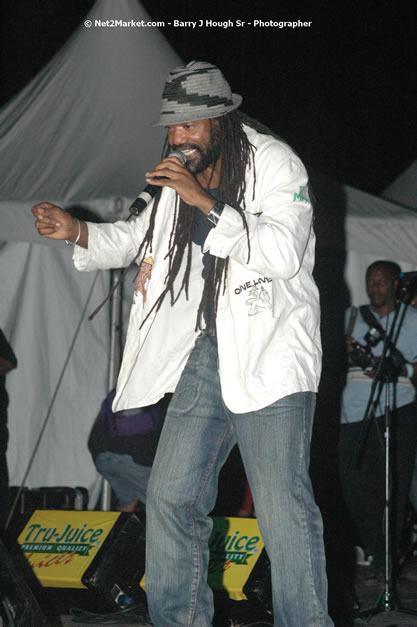 Tony Rebel at Tru-Juice Rebel Salute 2008 - The 15th staging of Tru-Juice Rebel Salute, Saturday, January 12, 2008, Port Kaiser Sports Club, St. Elizabeth, Jamaica W.I. - Photographs by Net2Market.com - Barry J. Hough Sr, Photographer - Negril Travel Guide, Negril Jamaica WI - http://www.negriltravelguide.com - info@negriltravelguide.com...!