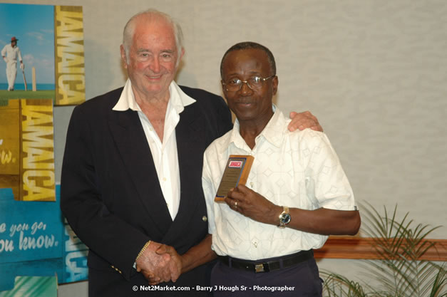 Red Cap Porters Awards - Minister of Tourism, Hon. Edmund Bartlett - Director of Tourism, Basil Smith - Friday, December 14, 2007 - Holiday Inn Sunspree, Montego Bay, Jamaica W.I. - Photographs by Net2Market.com - Barry J. Hough Sr, Photographer - Negril Travel Guide, Negril Jamaica WI - http://www.negriltravelguide.com - info@negriltravelguide.com...!