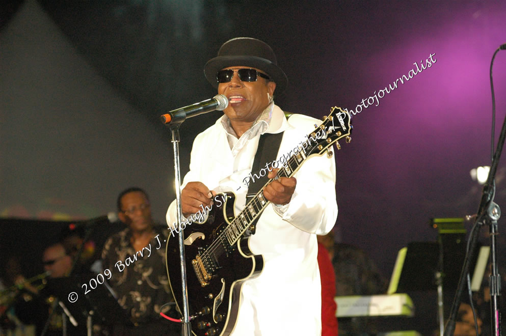 Tito Jackson @ Reggae Sumfest 2009 - International Night 2 - Tito Jackson, brother of the late King of Pop Michael Jackson performed live at Reggae Sumfest 2009. Reggae Sumfest 2009,Catherine Hall, Montego Bay, St. James, Jamaica W.I. - Saturday, July 25, 2009 - Reggae Sumfest 2009, July 19 - 25, 2009 - Photographs by Net2Market.com - Barry J. Hough Sr. Photojournalist/Photograper - Photographs taken with a Nikon D70, D100, or D300 - Negril Travel Guide, Negril Jamaica WI - http://www.negriltravelguide.com - info@negriltravelguide.com...!