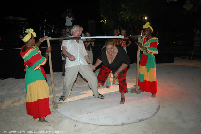 Half Moon Resort Party - Virgin Atlantic Inaugural Flight To Montego Bay, Jamaica Photos - Sir Richard Branson, President & Family, and 450 Passengers - Party Royal Pavillion at Half Moon Resort, Montego Bay, Jamaica - Monday, July 3, 2006 - Negril Travel Guide, Negril Jamaica WI - http://www.negriltravelguide.com - info@negriltravelguide.com...!